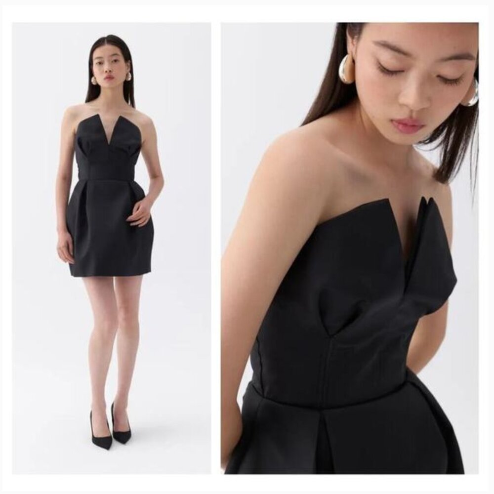 M Nocturne Strapless Mini Dress